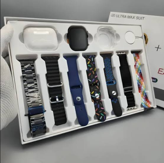 I20 Pro Max Suit Smart Watch, 49mm Protective case, Included Airpods Pro⌚