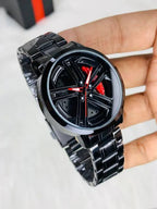 Rotating Wheel Rim Watch 🔥