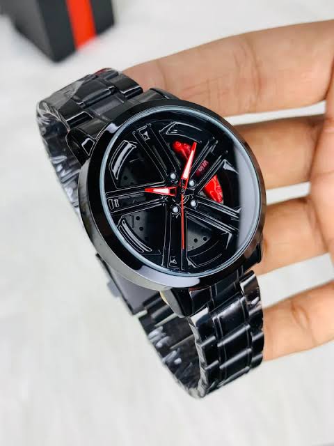 Rotating Wheel Rim Watch 🔥