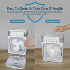 Portable 3-in-1 Air Cooler with LED Night Light Function for Home and Office ❄️