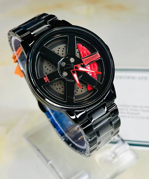 Rotating Wheel Rim Watch 🔥